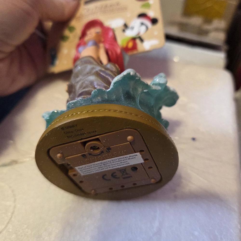 Disney Sketchbook Ariel Ornament with Red Hair - Picture 2 of 2